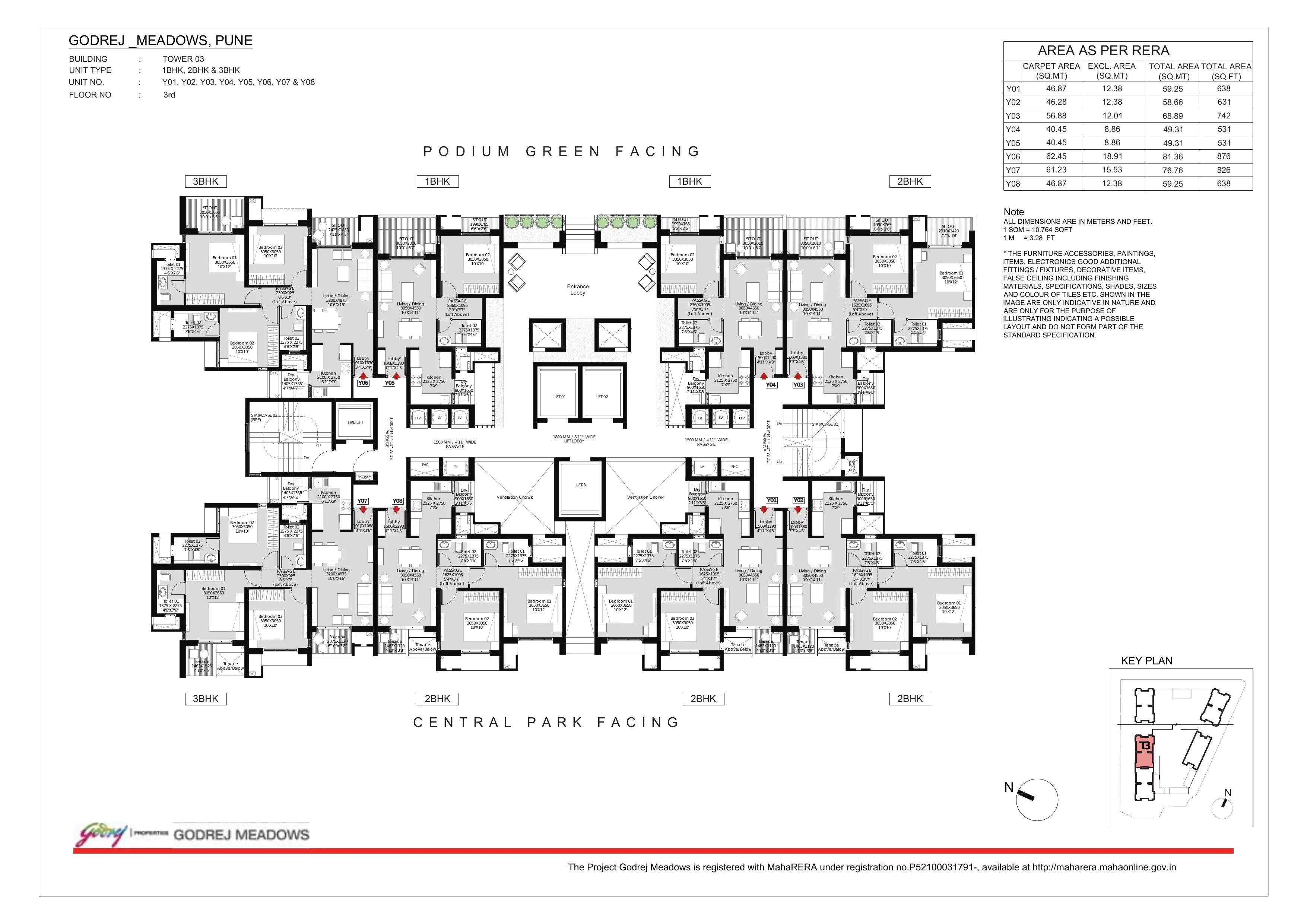 Godrej Meadows Floor plan 5